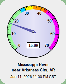 Arkansas City Gage